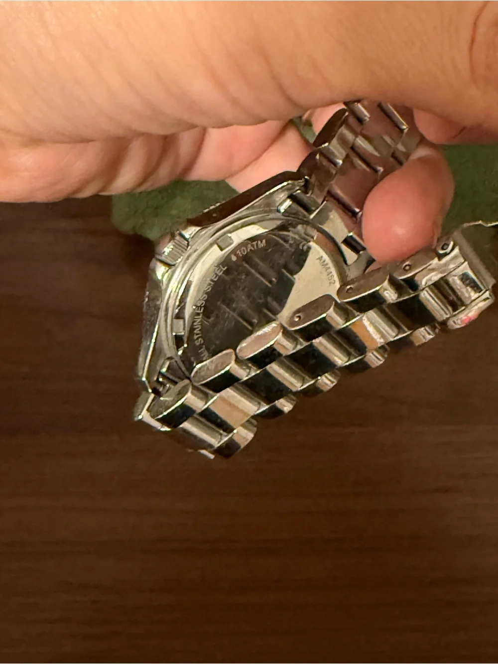 Fossil Silver Crystal-Trim Stainless Steel Women's Bracelet Watch